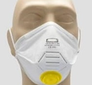 FFP2 jednokratna maska sklopiva sa ventilom za lakše izdisanje, mogučnost horizontalnog preklapanja maske omogućava udobnost i sigurno naleganje, a omogućavaju i lakše pospremanje (npr.u đep) kada se ne koriste. U skladu sa standardom EN149:2001.