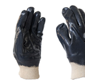 DUPLOMOČENA NITRIL rukavica na podlozi od 100%pamuka, močena kompletna rukavica do pletene mažetne, EN388 4211, EN374