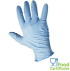 Jednokratne rukavice nitril (pak.100/1) pogodne za prehrambenu industriju i rad sa blažim hemikalijama. Dostupne vel.M,L.XL