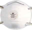 Jednokratna maska okrugla sa ventilom za izdisanje (ventil snižava stepen otpora prilikom disanja, olakšava izbacivanje CO2 i pomaže snižavanju temperature unutar maske).
Različiti nivoi zaštite: FFP1, FFP2 ili FFP3. U skladu sa standardom EN149:2001.