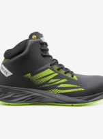 ARTRA 350 S3 - duboka cipela izuzetno lagana i savitljiva, S3 od hidrofobne mikrofibre NUBUCK PRO 2,2 mm koja povećava otpornost i prozračnost. Obloga: CLIMAX s 3D konstrukcijom za neograničenu cirkulaciju zraka i optimizaciju klime. Uložak: ENERGIZER anatomski, memorijska poliuretanska pjena za dodatni povrat zraka i prozračnost. Kapica sa širokim anatomskim oblikom pruža više prostora za prste i optimalno pristajanje. Srednji potplat: ERGOFLEX bez metala, izvanredna fleksibilnost za prirodno kretanje. Potplat: RAPTOR PU.2D s osjetljivim jastukom za visok povrat energije. EN ISO 20345:2022 S3 L FO SR, ESD u skladu s EN IEC 61340-4-3:2018