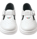 PANDA 3116 S1 Lybra- bijele sandale sa zaštitnom kapom. Gornjište od mikrofibera i Sanitized® postavom, parapropusna i otporna na abraziju, tretirana protiv mikroba i  bakterija. Otvori u gornjištu radi bolje ventilacije. Đon PU, lagan i udoban za nošenje, odlična protivklizna svojstva, otporan na ulja, naftu i kiseline, shock absorber u peti. EN345