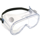 MURIA IDV - naočale-maska sa bezbojnim lećama od polikarbonata. Mekan i udoban okvir od PVC-a, naočale sa ventilima-INDIREKTNA ventilacija za poslove sa večim nivoom prašine i prskanja tečnosti, elastična traka oko glave. EN166 1B34