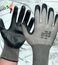 RAZORBIL- pletene rukavice od mješavine modifikovanih staklenih vlakana, spandeksa i najlona, sa slojem HCT nitrila na dlanu i prstima, imaju otpornost na prosjecanje nivo 5, EN388 4542