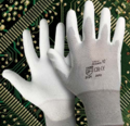 FLICKER- ANTISTATIK rukavice sa integrisanim UGLJENIM vlaknima, pleteni najlon sa premazom poliuretana na dlanu i prstima, EN388 3131 