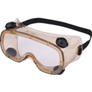 RUIZ ACETAT  IDV - naočale-maska sa ekranom od bezbojnog acetata. Mekan i udoban okvir od PVC-a. Indirektna ventilacija preko 4 otvora. Elastična traka oko glave. Otporne na raspršivanje hemikalija.
EN166 1FT,  3FT (biloške, hemijske čestice)