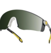 LIPARI 2 T5 TAMNE- Monoblok naočale lagane 35g. sa lećama od plavog polikarbonata. Krilca od najlona, podesiva po visini i dužini, sa širokim završecima. Nosni držač materijala TPE mekan, za veću udobnost, bočna zaštita. UV400, Otpornost na zamagljivanje i na ogrebotine. 
EN166 1FT, EN169 Filteri za zaštitu očiju kod zavarivanja i srodnih tehnika UV5